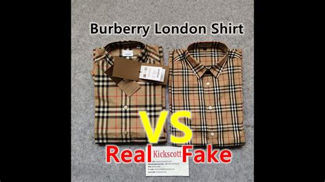 how to tell a real burberry shirt from a fake|authenticate burberry item.